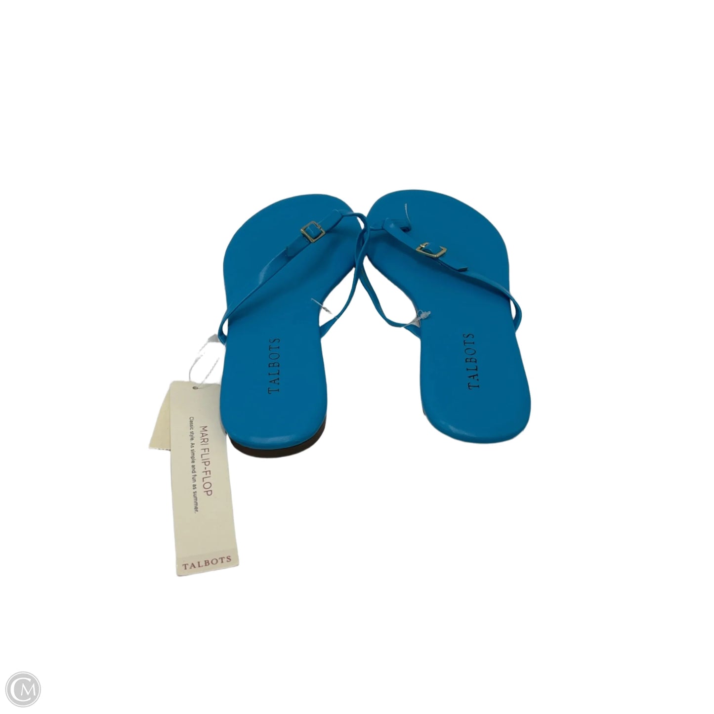 New! Sandals Flats By Talbots In Blue, Size: 8