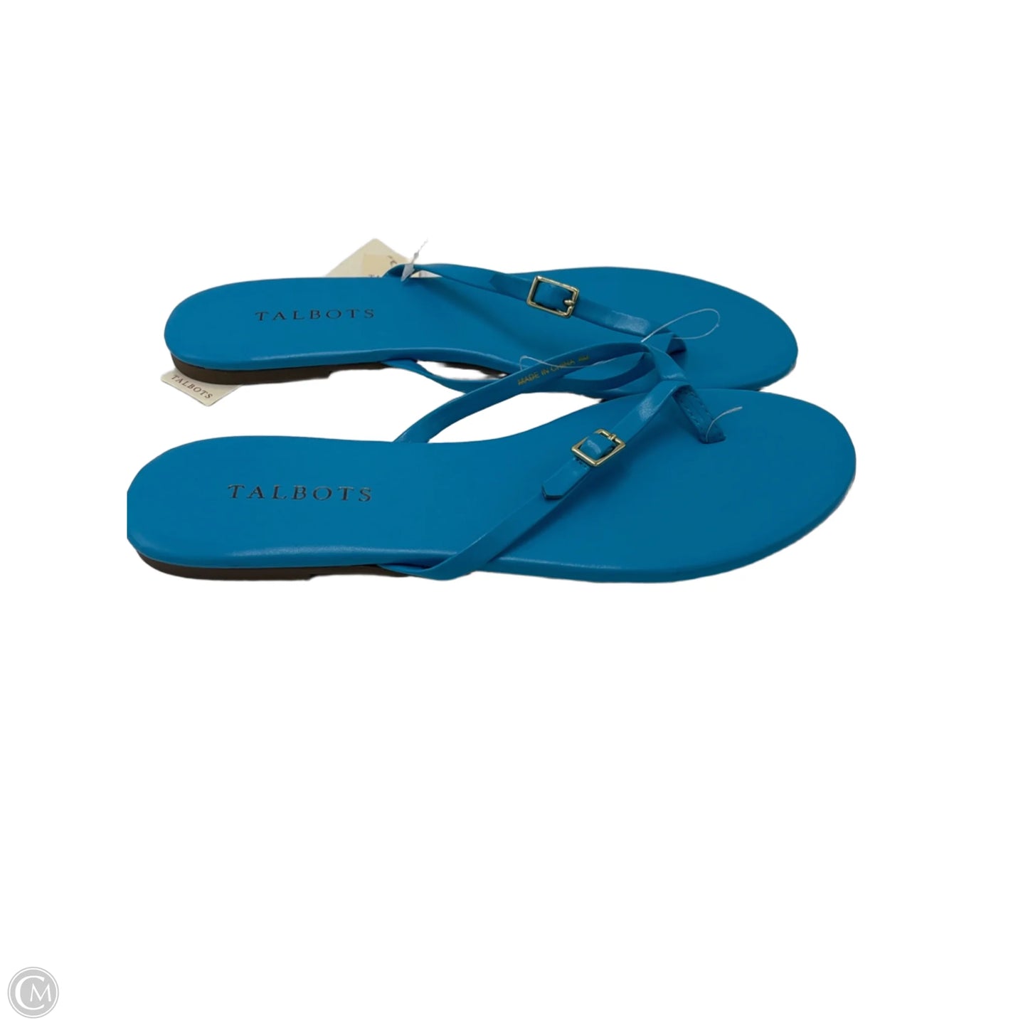 New! Sandals Flats By Talbots In Blue, Size: 8