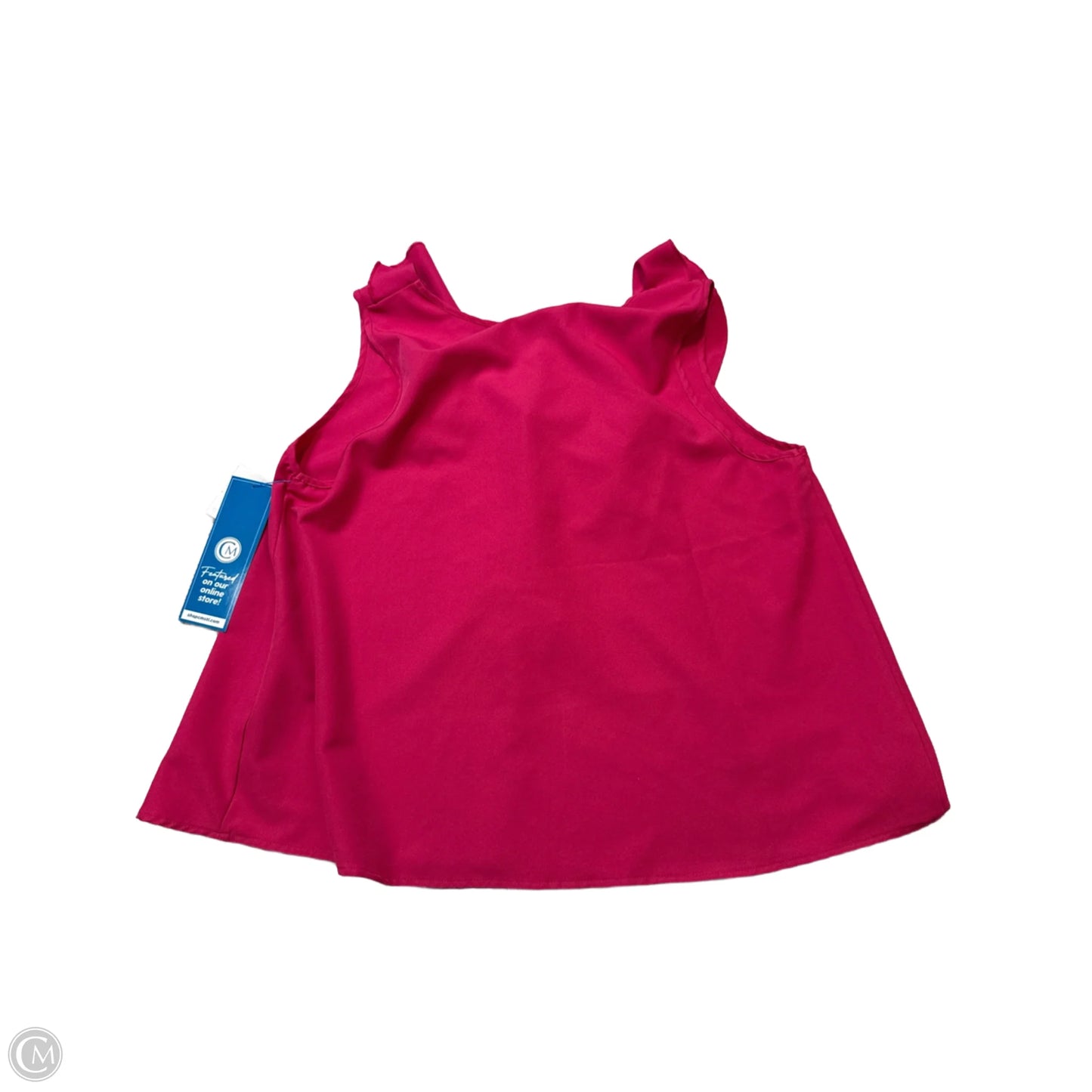 Top Sleeveless In Pink, Size: 1x