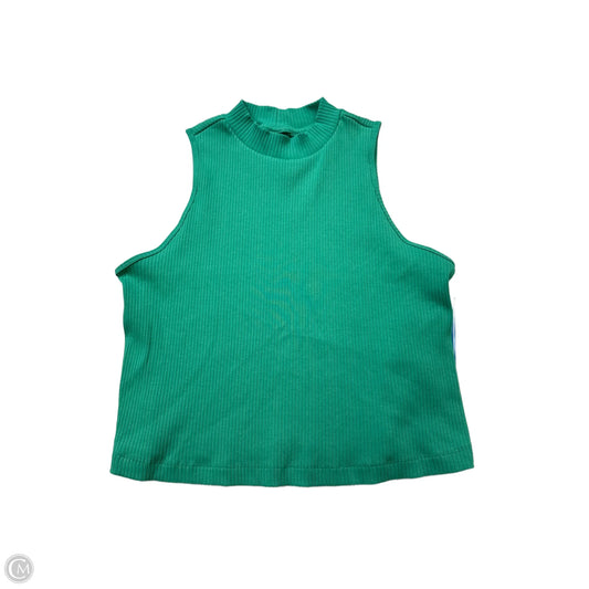 Top Sleeveless By Old Navy In Green, Size: 2x