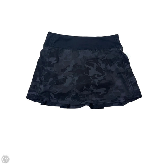 Athletic Skort By Lululemon In Camouflage Print, Size: 4
