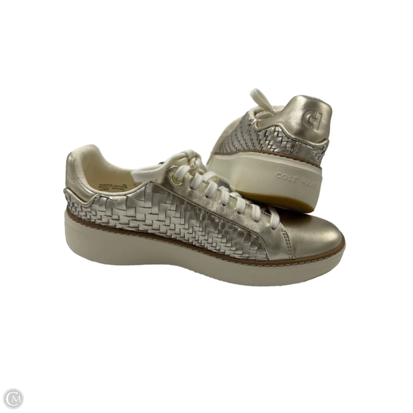 Shoes Designer By Cole-Haan In Gold, Size: 8