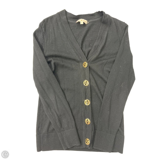 Sweater Cardigan Designer By Tory Burch In Black, Size: M