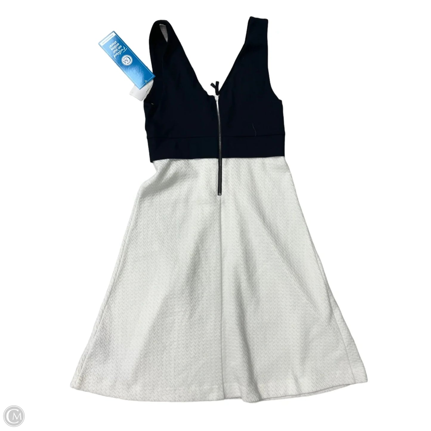 Dress Casual Midi By Maeve In Black & White, Size: Xs