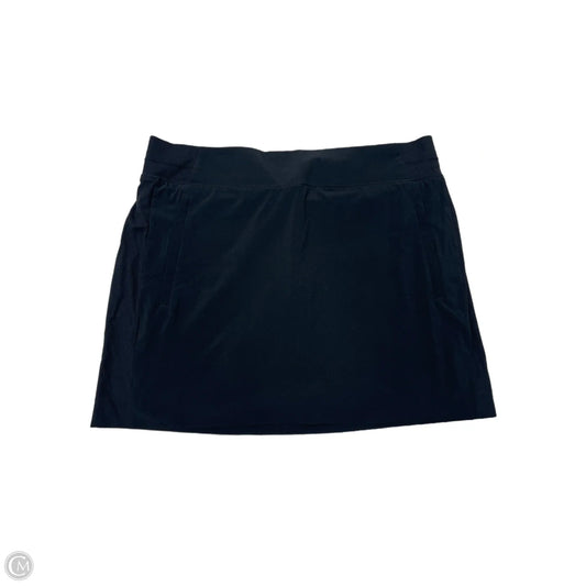Athletic Skort By Athleta In Black, Size: L