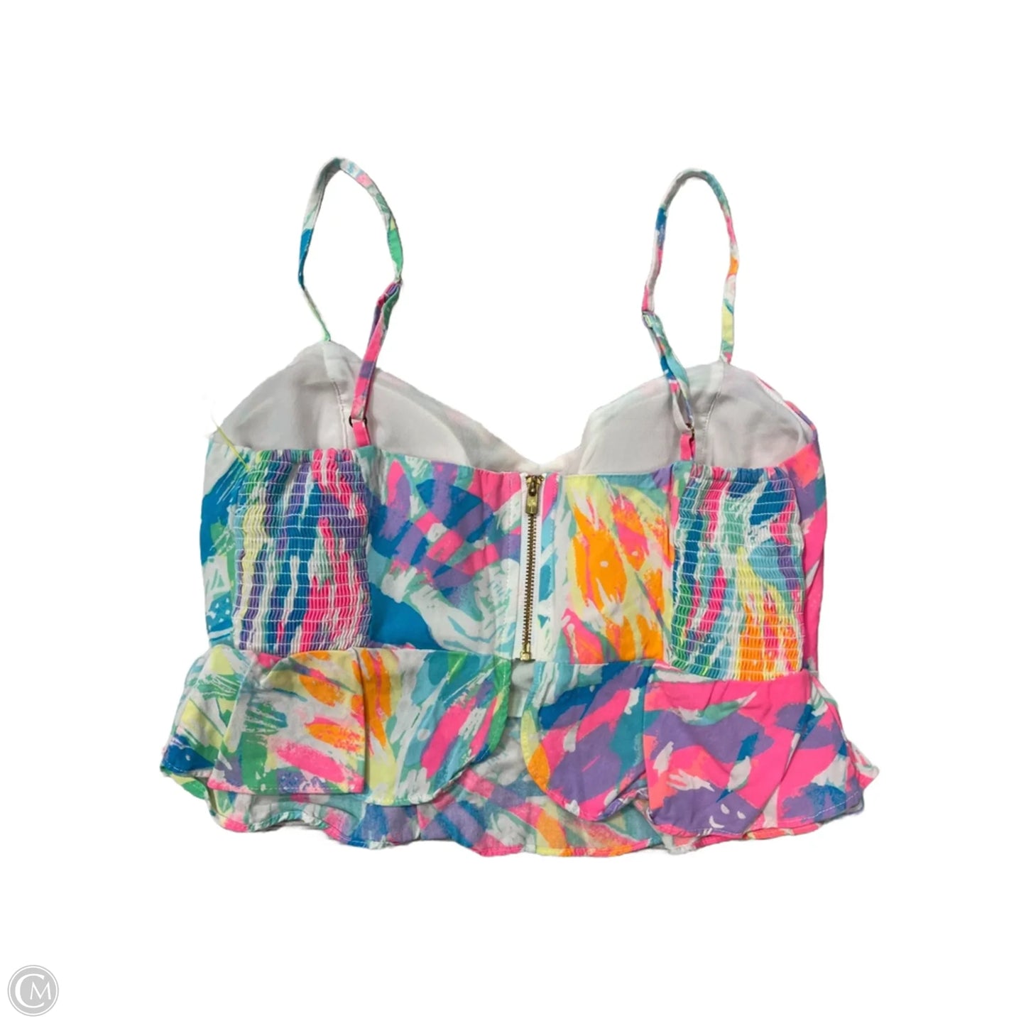 Top Sleeveless Designer By Lilly Pulitzer In Multi-colored, Size: 0