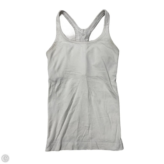 Athletic Tank Top By Lululemon In White, Size: 2
