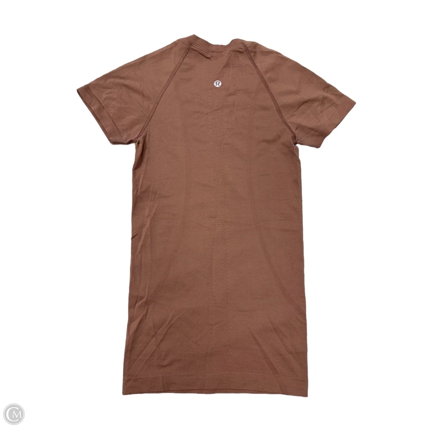 Athletic Top Short Sleeve By Lululemon In Mauve, Size: 2