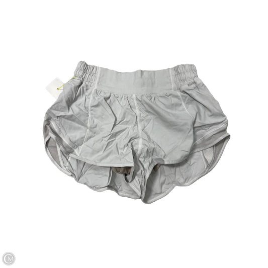 Athletic Shorts By Lululemon In White, Size: 4