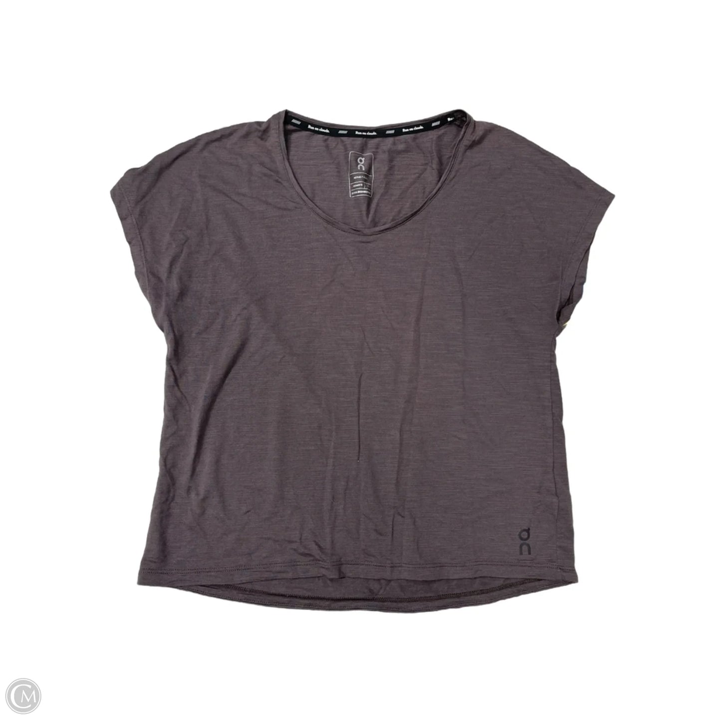 Athletic Top Short Sleeve By On Cloud In Purple, Size: S