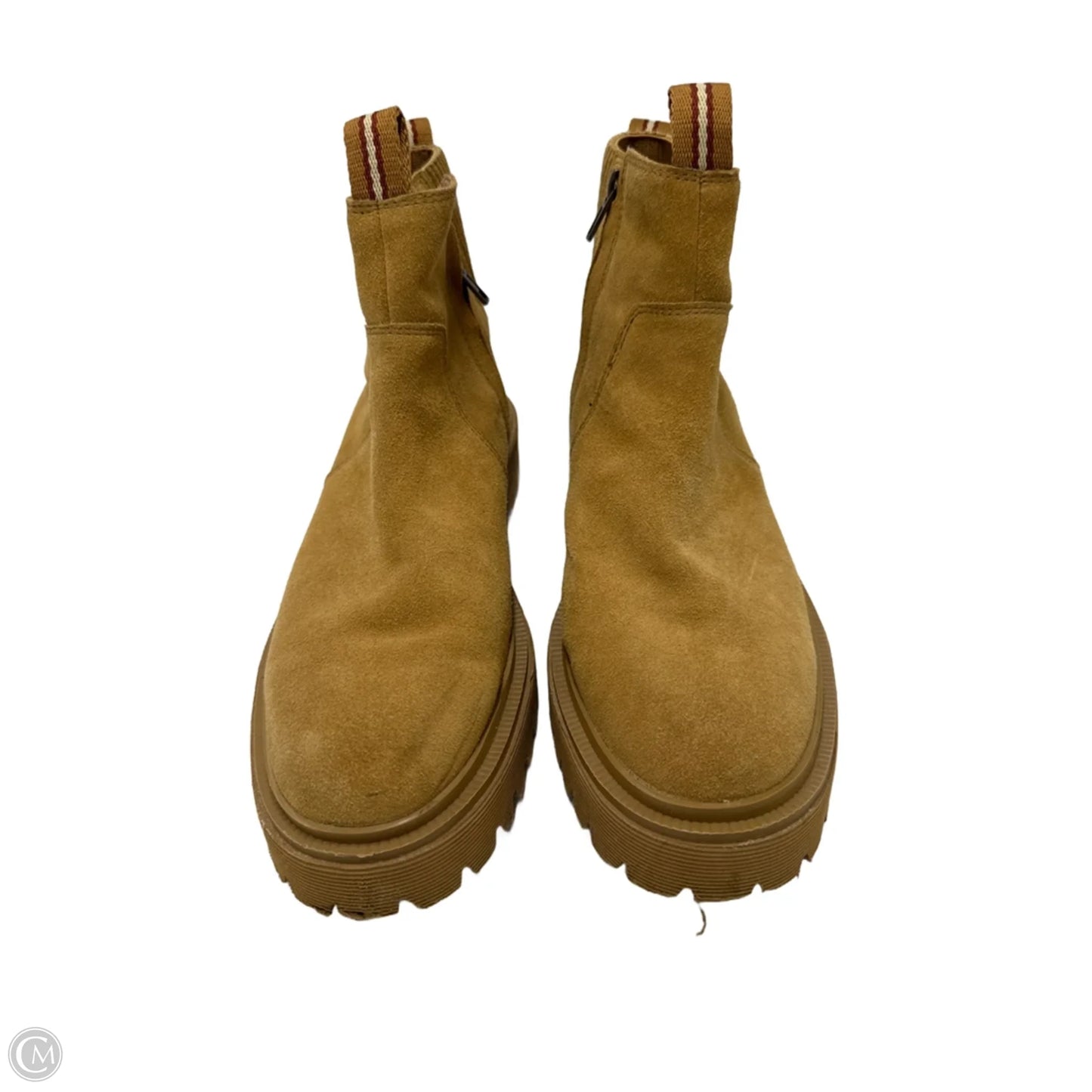 Boots Ankle Heels By Madewell In Brown, Size: 9.5