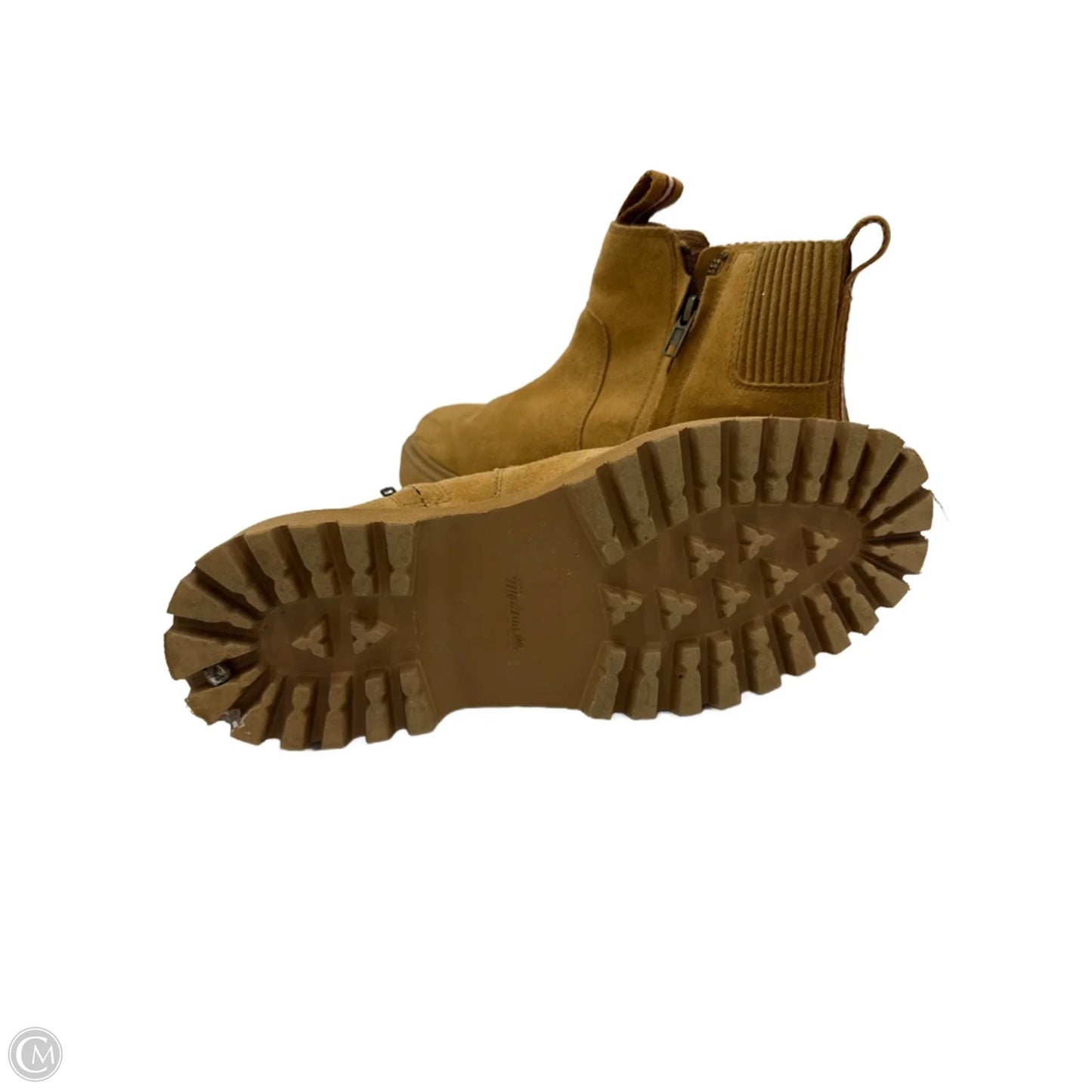 Boots Ankle Heels By Madewell In Brown, Size: 9.5