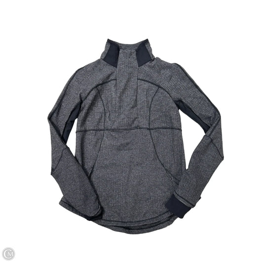 Athletic Pullover By Lululemon In Grey, Size: 4