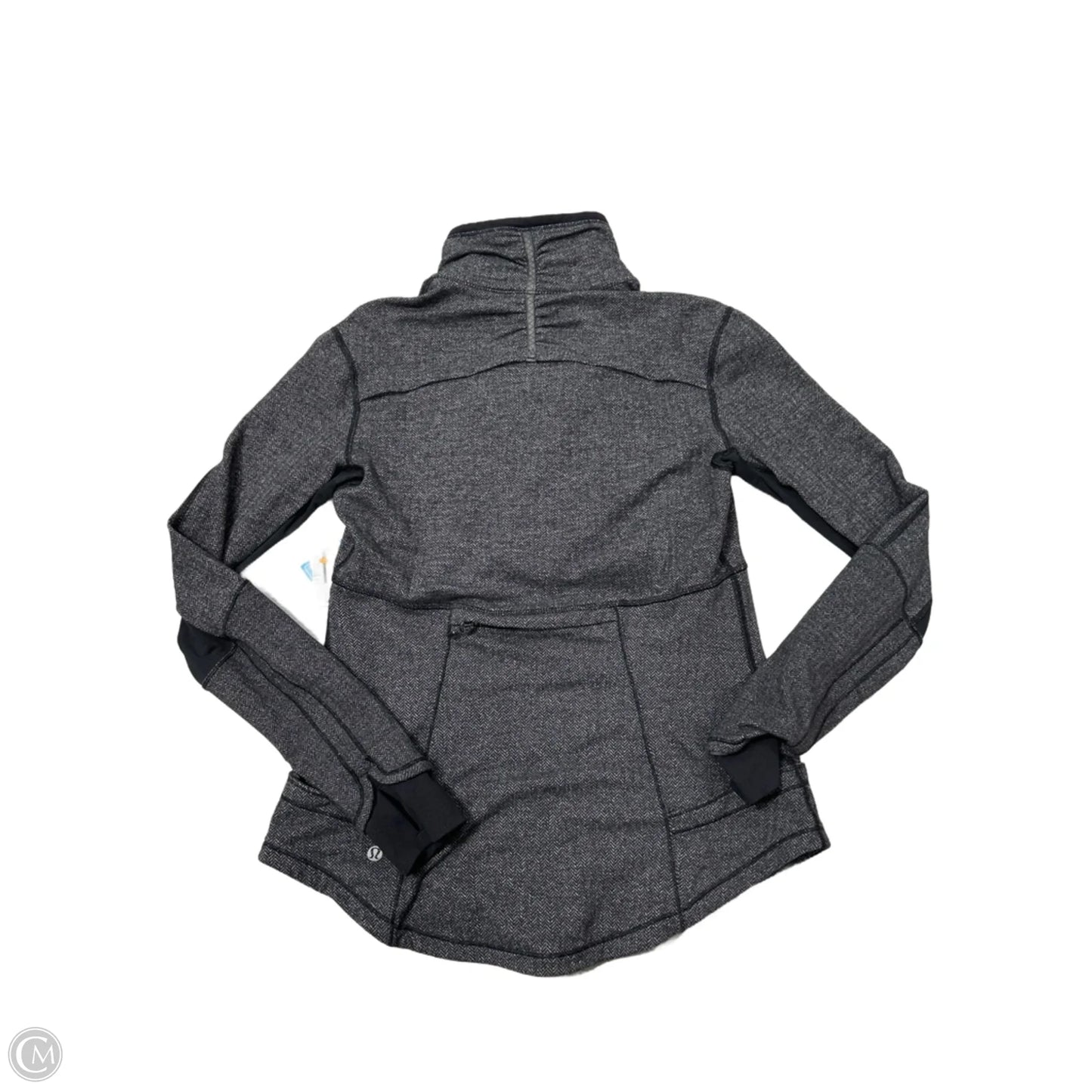 Athletic Pullover By Lululemon In Grey, Size: 4