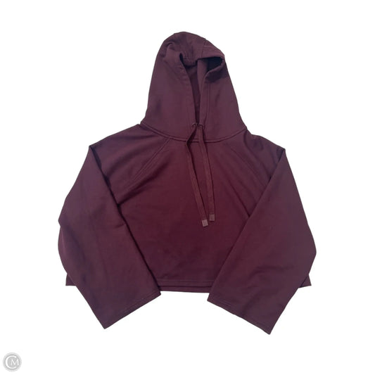 Athletic Jacket By Athleta In Maroon, Size: L