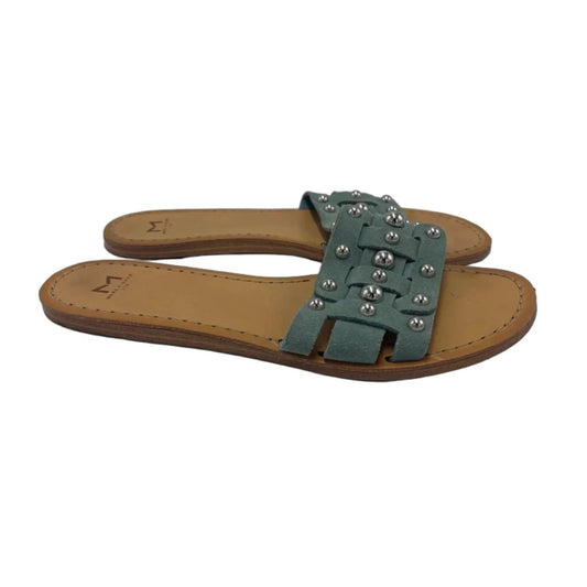 Sandals Flats By Marc Fisher In Blue, Size: 8.5