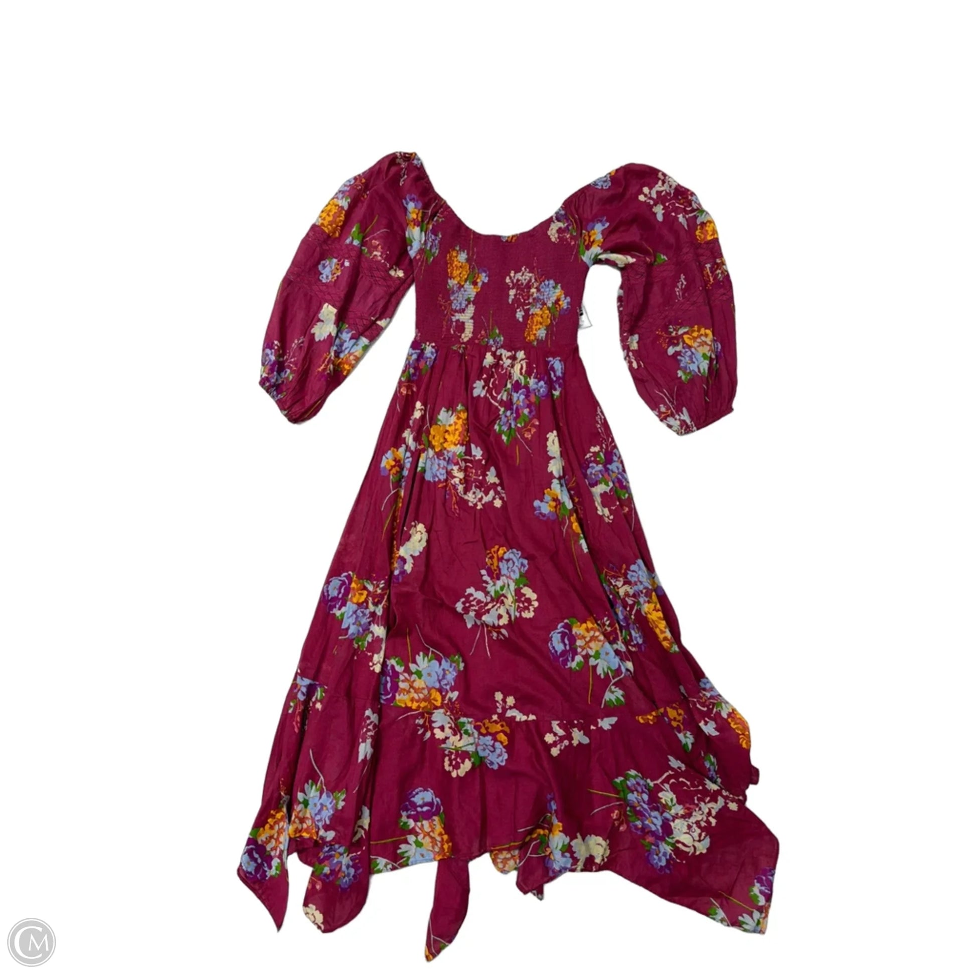 free people pink and red dress BNWT Free People Red Mirage Paisley Maxi Dress