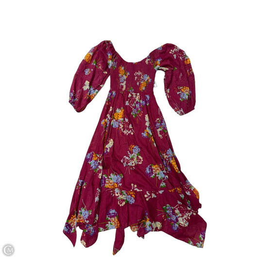 Dress Casual Maxi By Free People In Red, Size: Xs