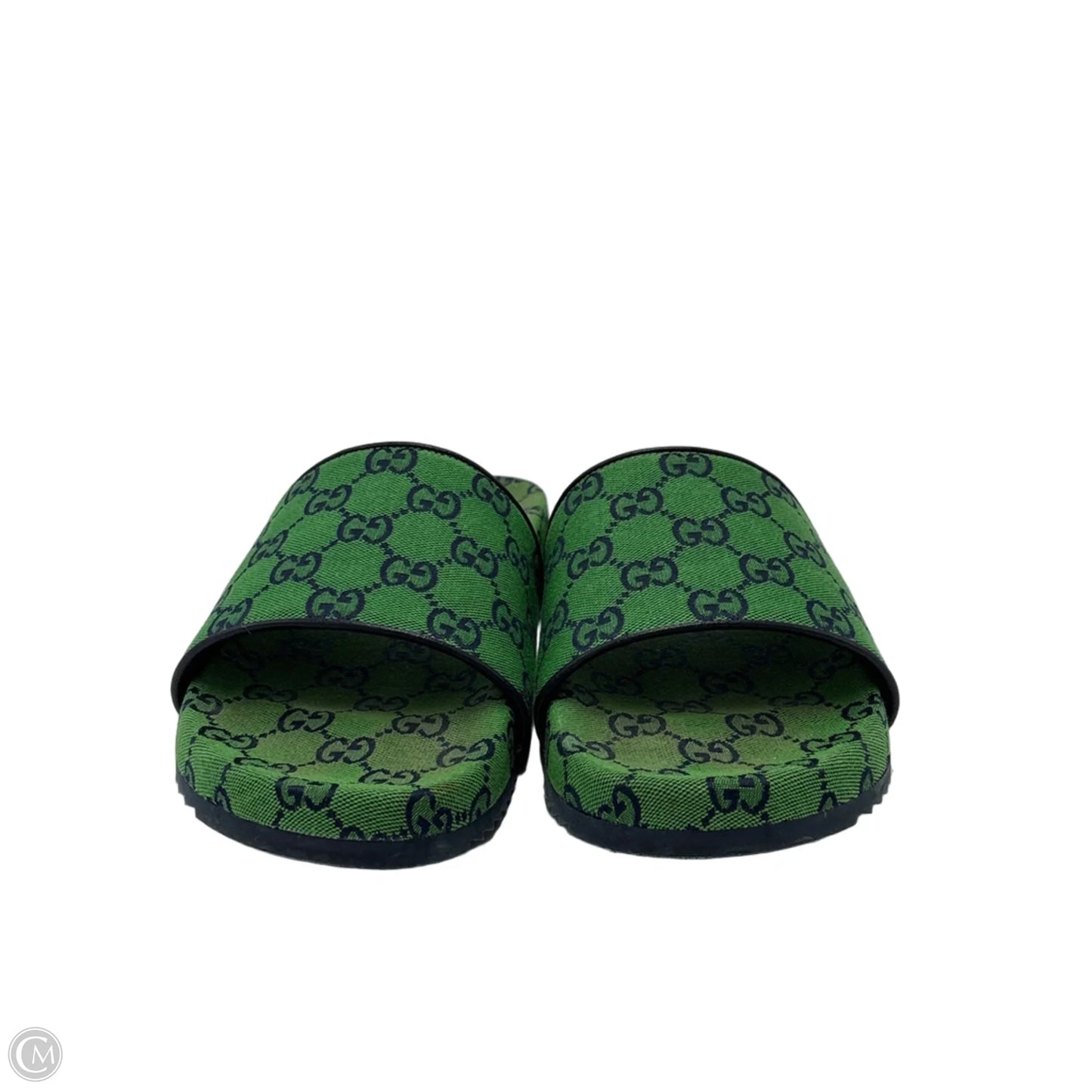 Shoes Luxury Designer By Gucci In Green, Size: 8 Mens