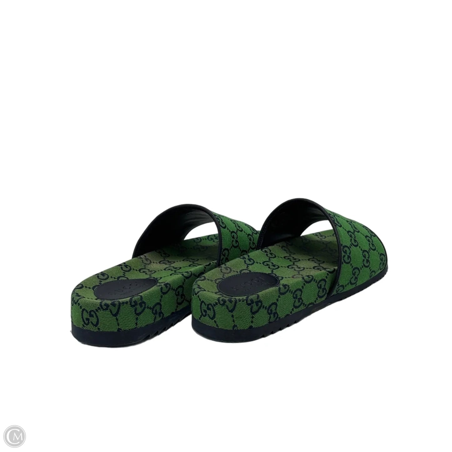 Shoes Luxury Designer By Gucci In Green, Size: 8 Mens