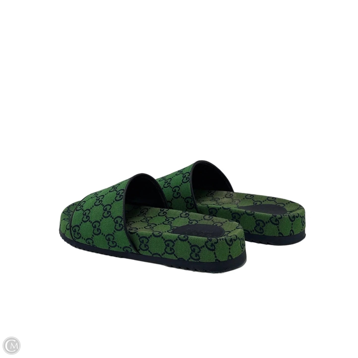 Shoes Luxury Designer By Gucci In Green, Size: 8 Mens