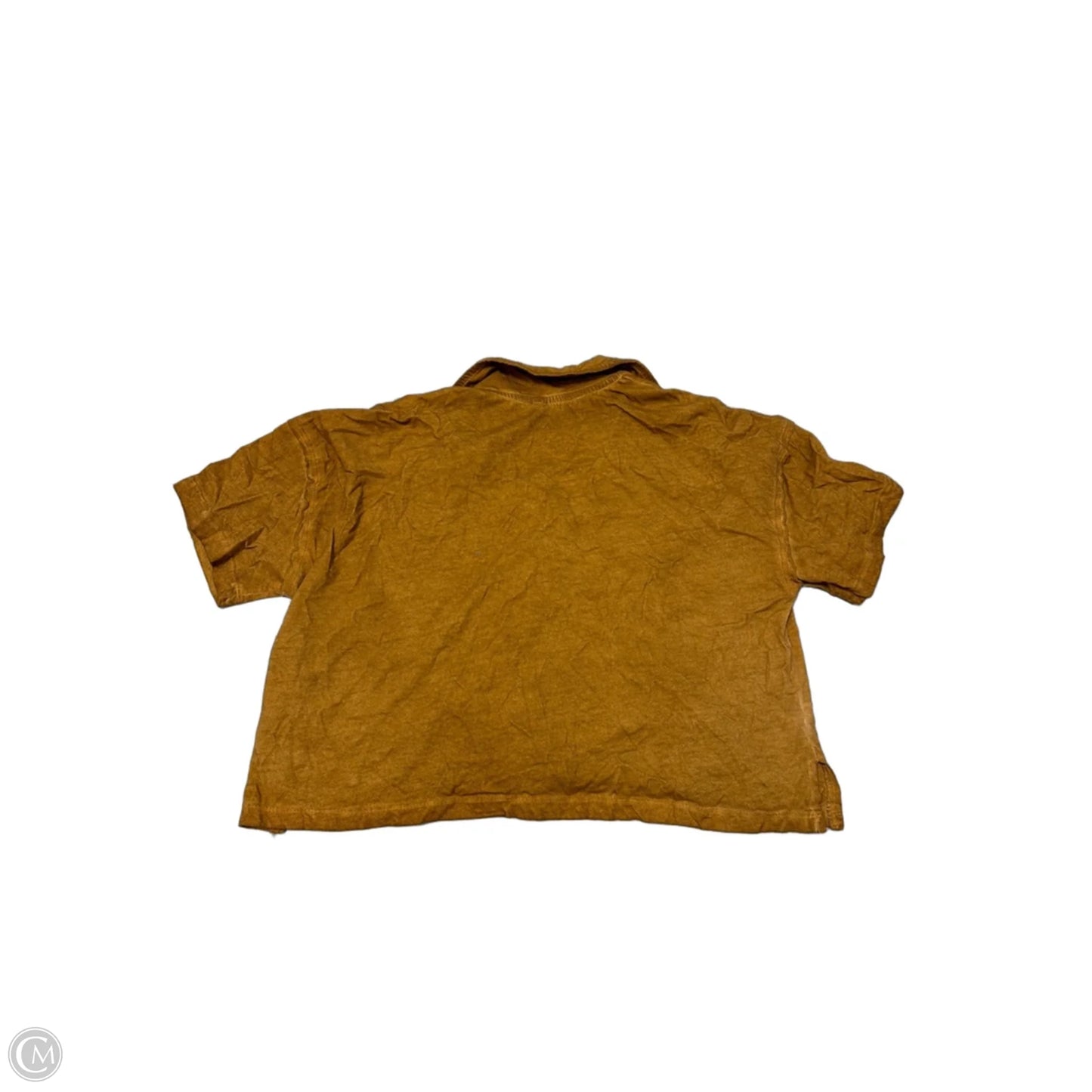 Top Short Sleeve By Free People In Orange, Size: S