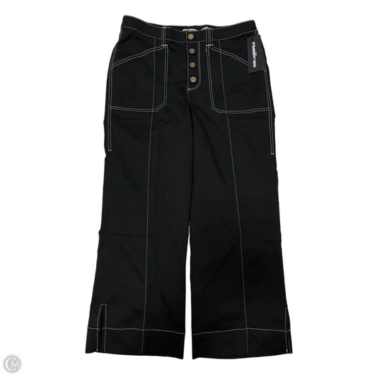 New! Pants Designer By Karl Lagerfeld In Black, Size: 8
