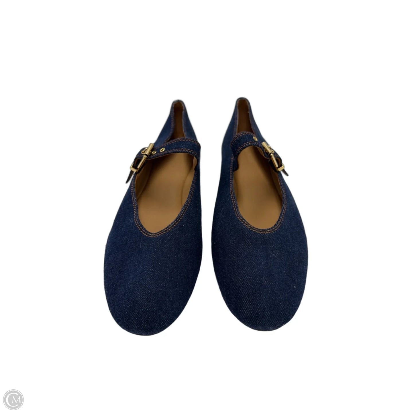 Shoes Flats By Madewell In Blue, Size: 12