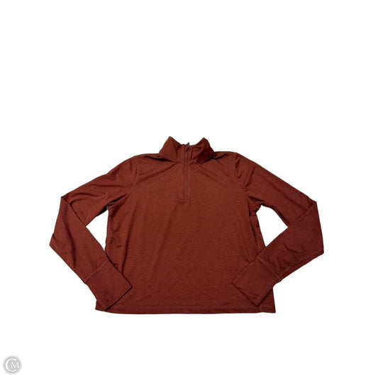 Athletic Sweatshirt Collar By Vuori In Red, Size: S