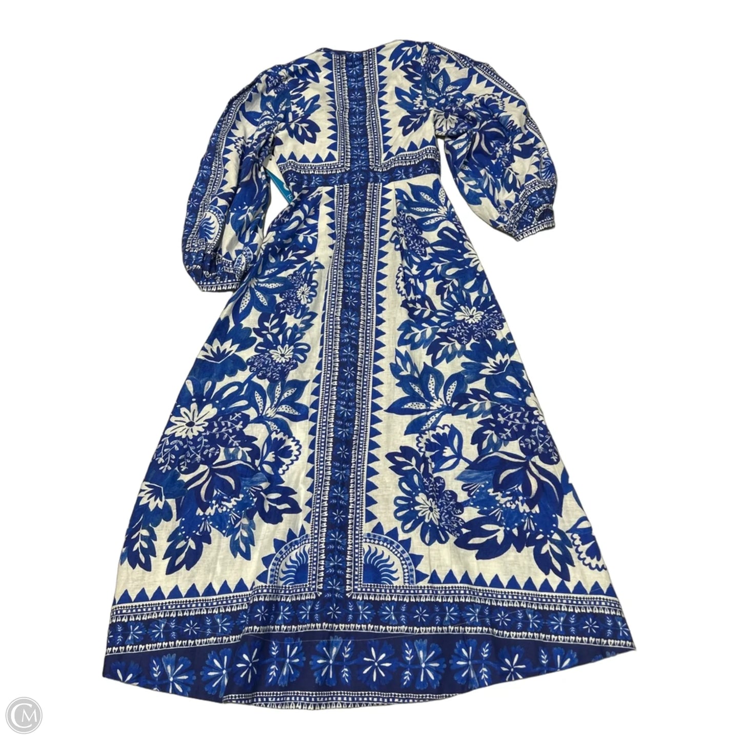 Dress Designer By Farm Rio In Blue, Size: Xs