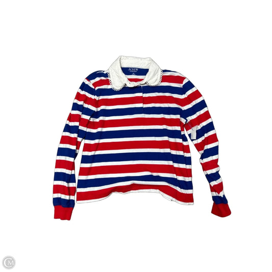 Top Long Sleeve By J. Crew In Striped Pattern, Size: S