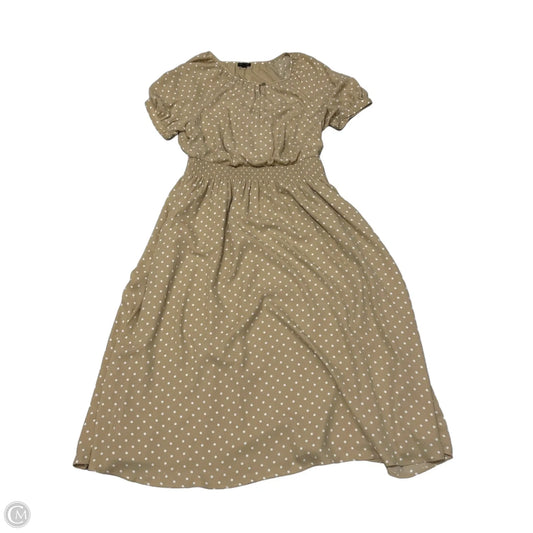 Dress Casual Maxi By Ann Taylor In Brown, Size: M
