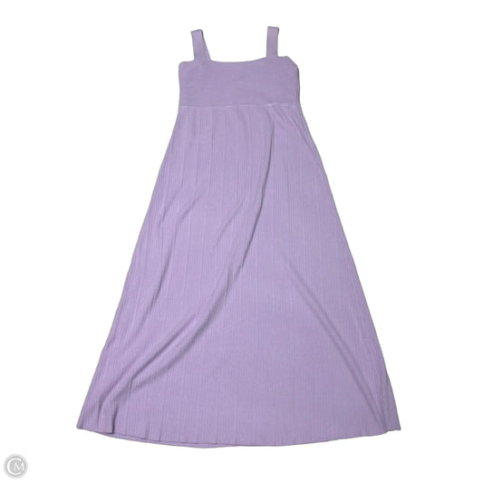 Dress Casual Maxi By Ann Taylor In Purple, Size: M