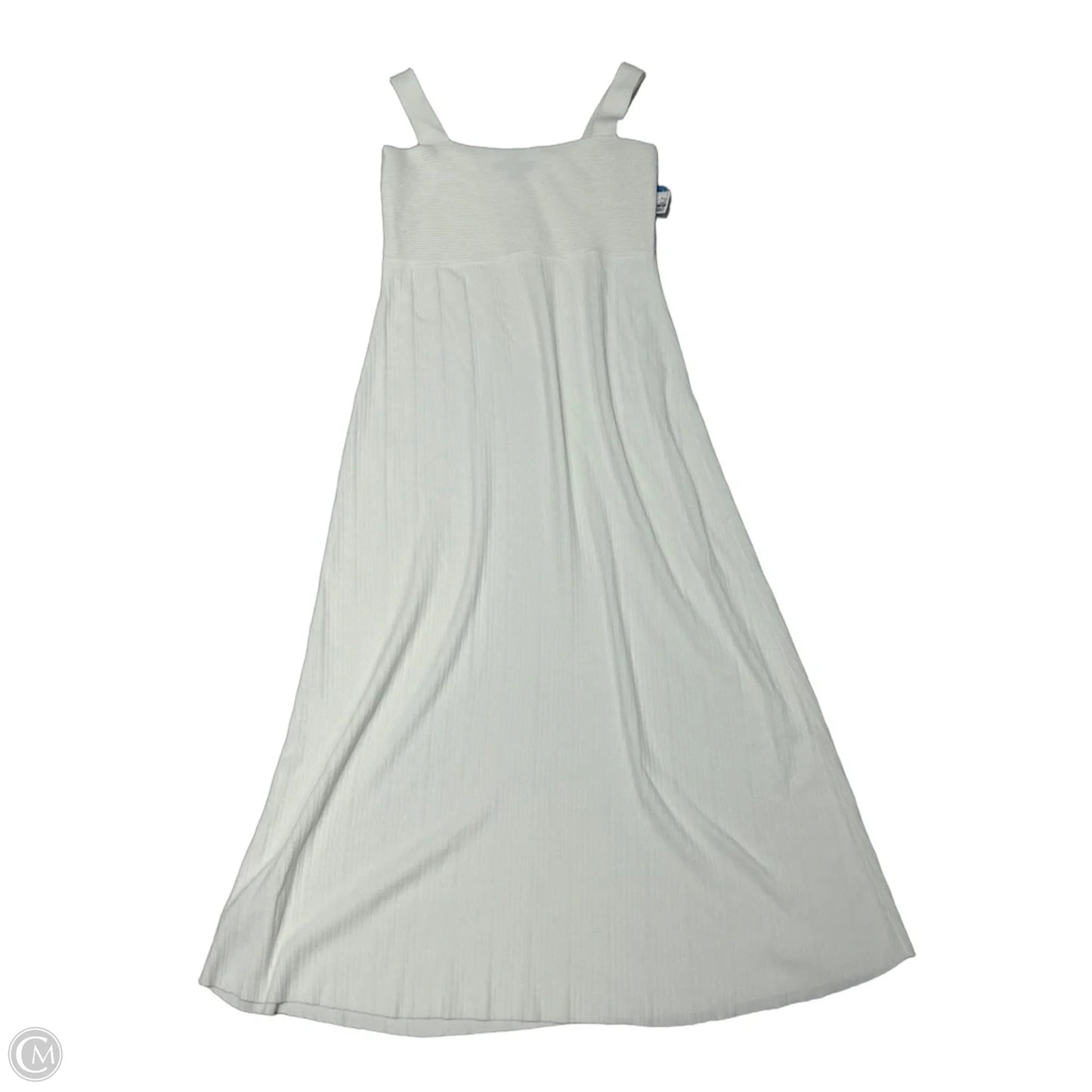 Dress Casual Maxi By Ann Taylor In White, Size: M