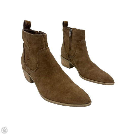 Boots Ankle Heels By Dolce Vita In Brown, Size: 9