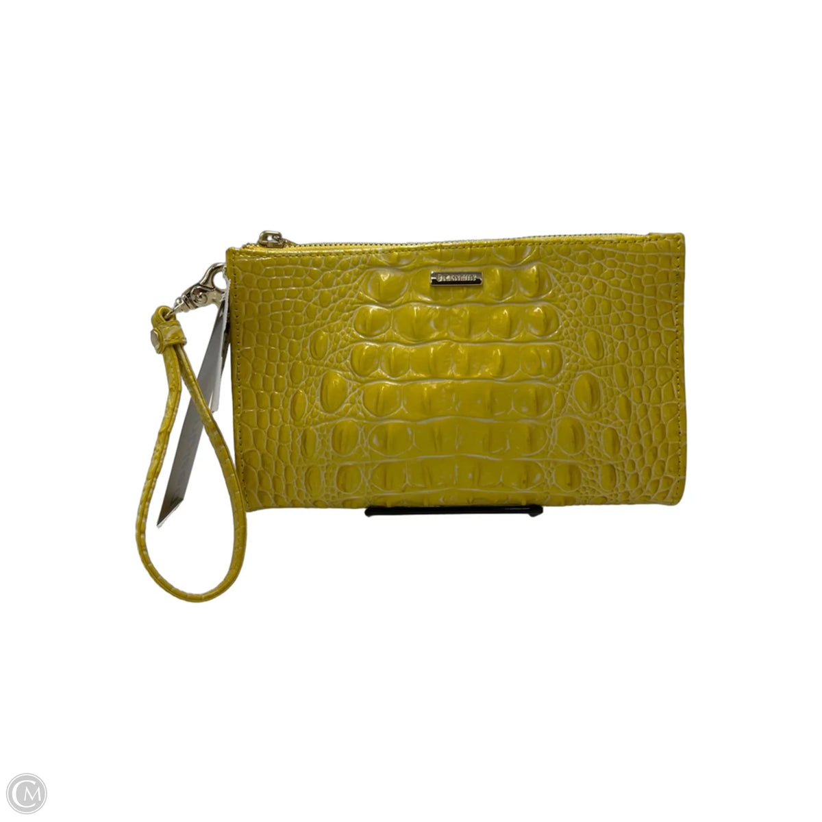 Brahmin Designer Wristlet in Yellow