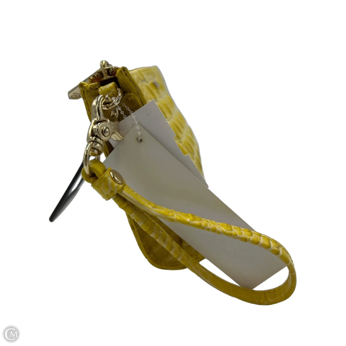 Brahmin Designer Wristlet in Yellow