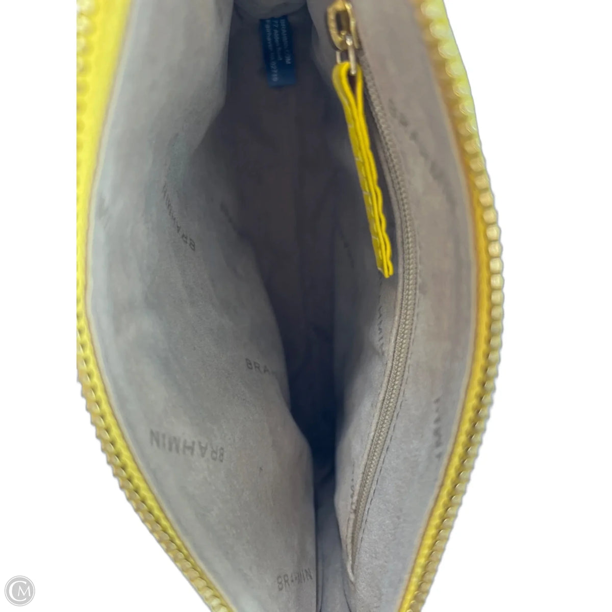 Brahmin Designer Wristlet in Yellow