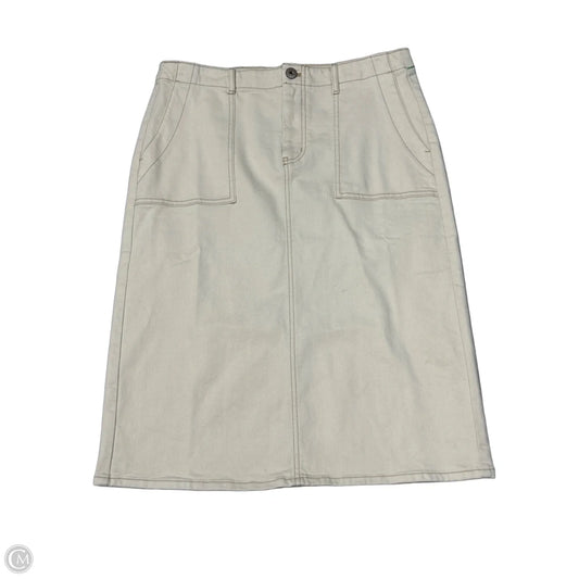 J. Jill Maxi Skirt in Cream, Size 10