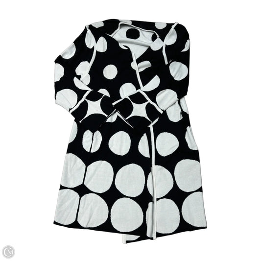 Chico's Cardigan Sweater in Black & White, Size L
