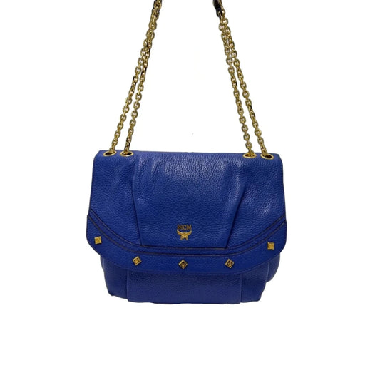 MCM 2-Way Pebbled Leather Luxury Shoulder Bag