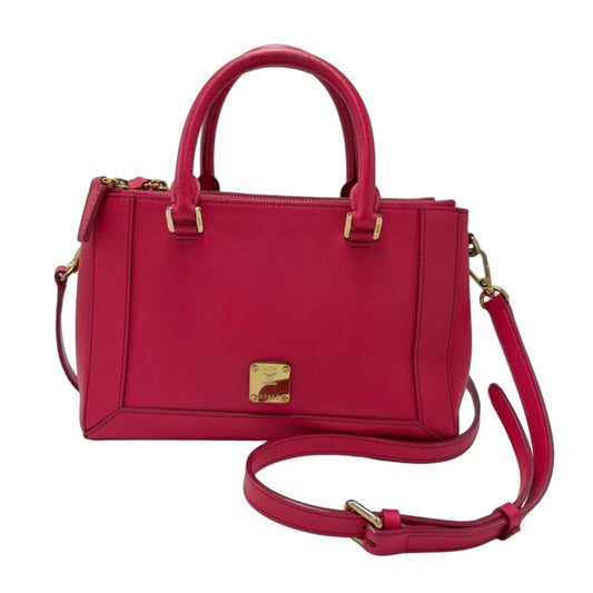 MCM Nuovo Double-Zip Luxury Satchel Tote