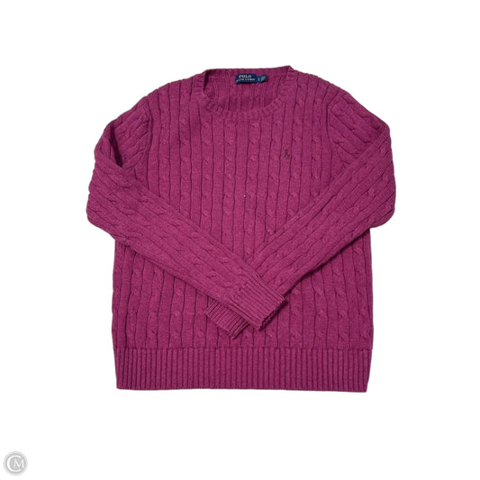 Polo Ralph Lauren Sweater in Purple, Size L
