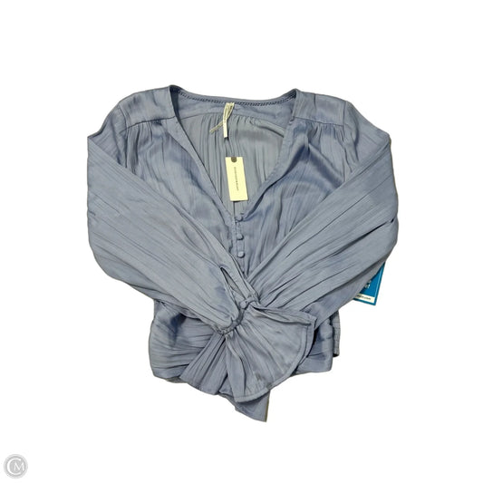 New! Anthropologie Long-Sleeve Top in Purple, Size XS