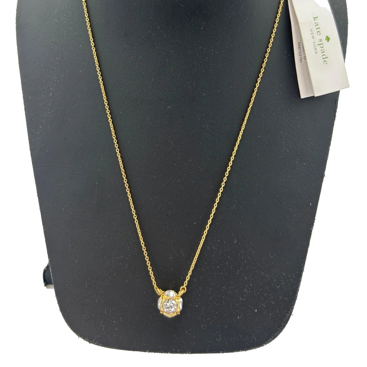 New! Kate Spade Designer Necklace in Gold