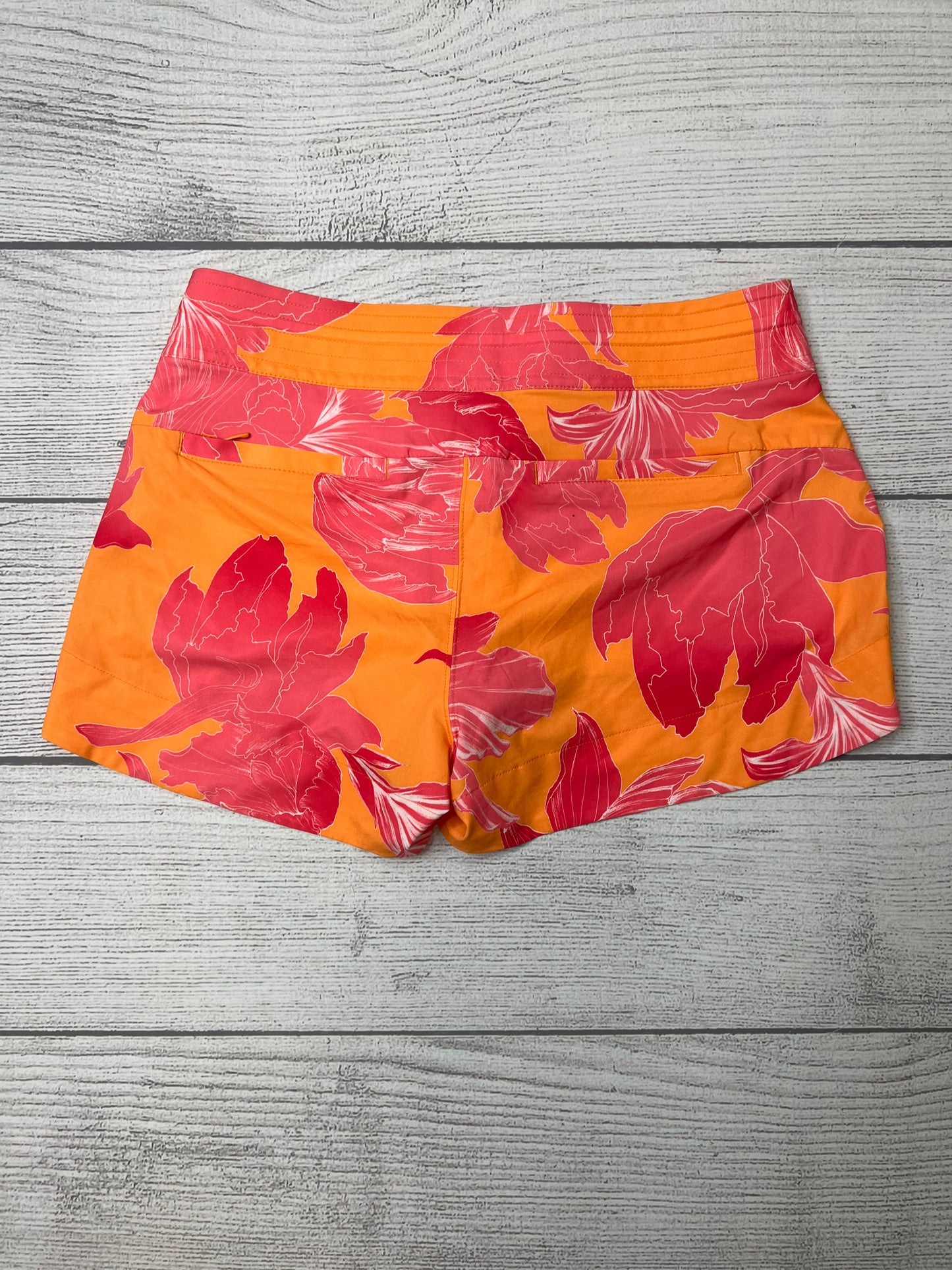 Orange & Pink Athletic Shorts Athleta, Size 4