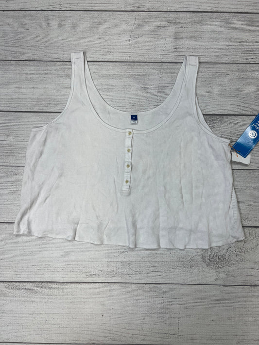 White Top Sleeveless Old Navy, Size 2x