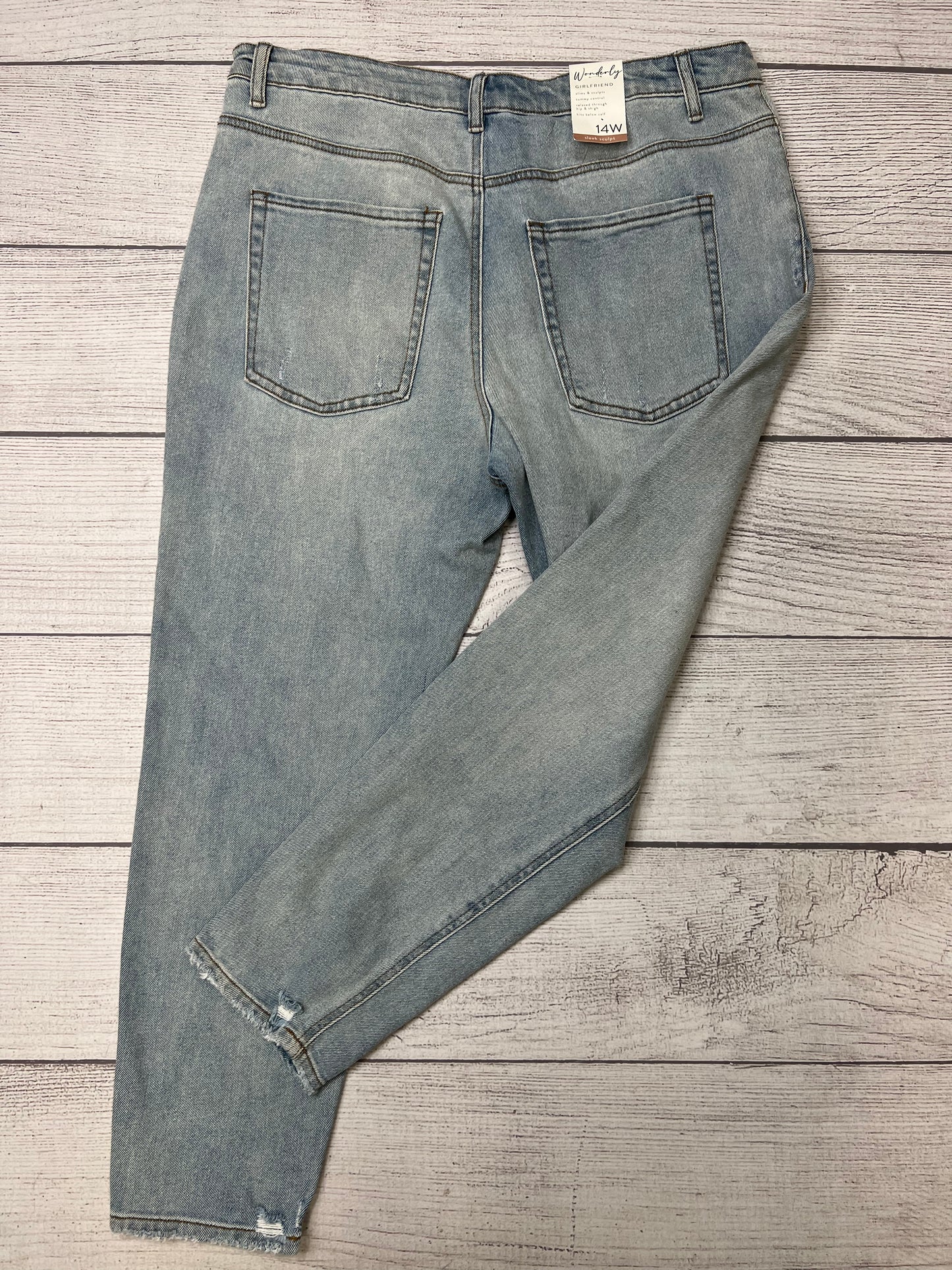 Denim Jeans Relaxed/boyfriend Wondery, Size 14