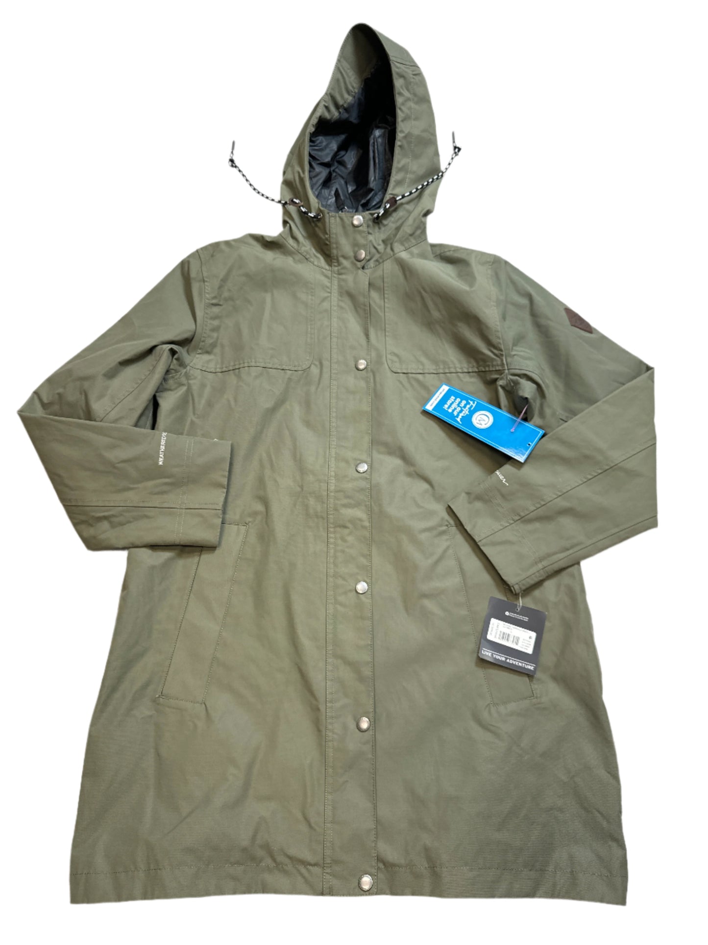 Coat Raincoat By Eddie Bauer  Size: L