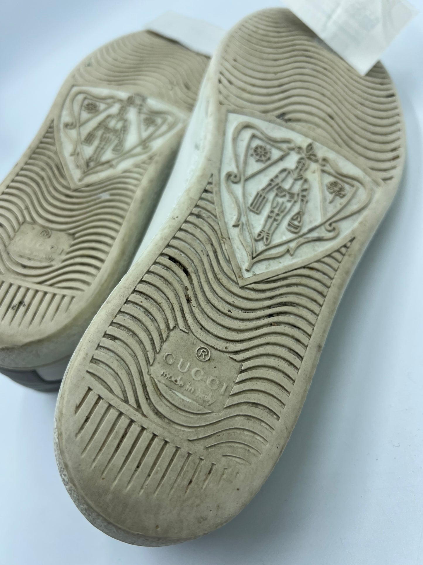 Gucci Designer Interlocking G Ace Sneakers, Size: 7.5